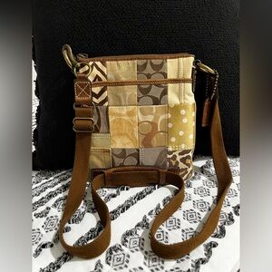 Coach vintage patchwork Crossbody